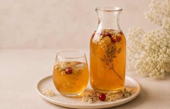 Surica, czyli naturalnie fermentowany słowiański napój z miodu, ziół, kwiatów i owoców
