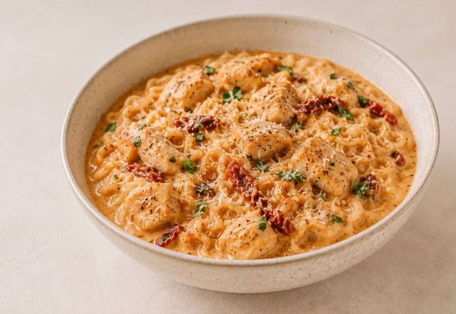 Marry Me Chicken Ramen - fuzja viralowego kurczaka "Marry Me"