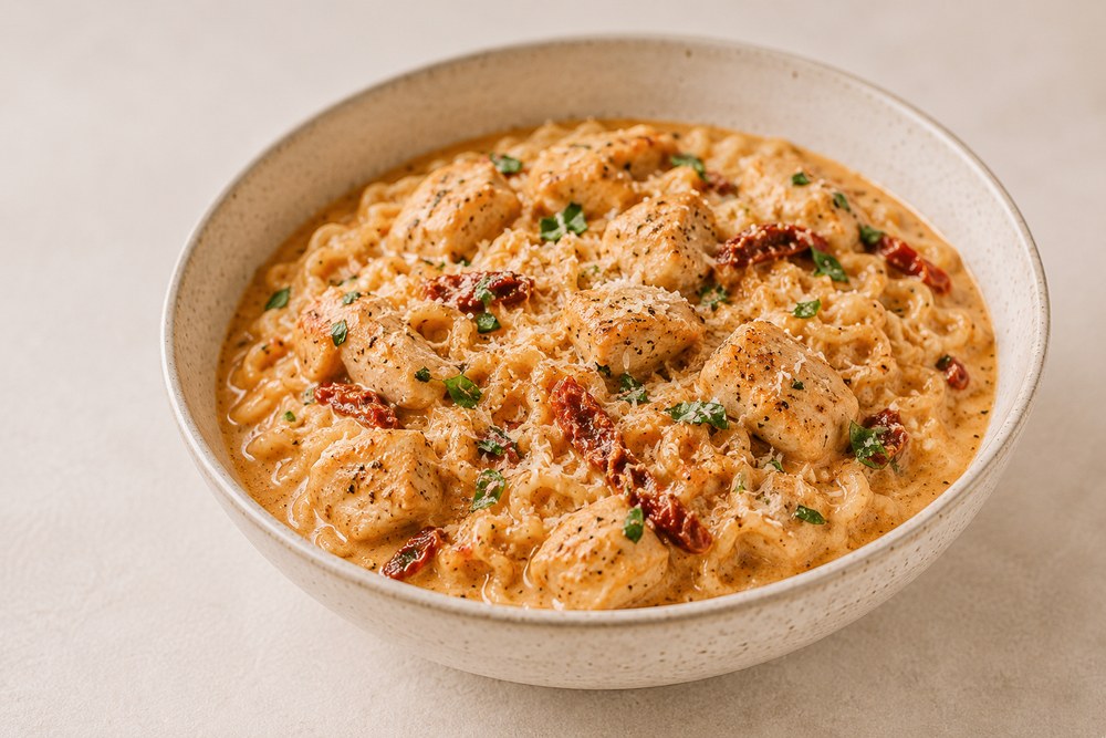 Marry Me Chicken Ramen - fuzja viralowego kurczaka "Marry Me"