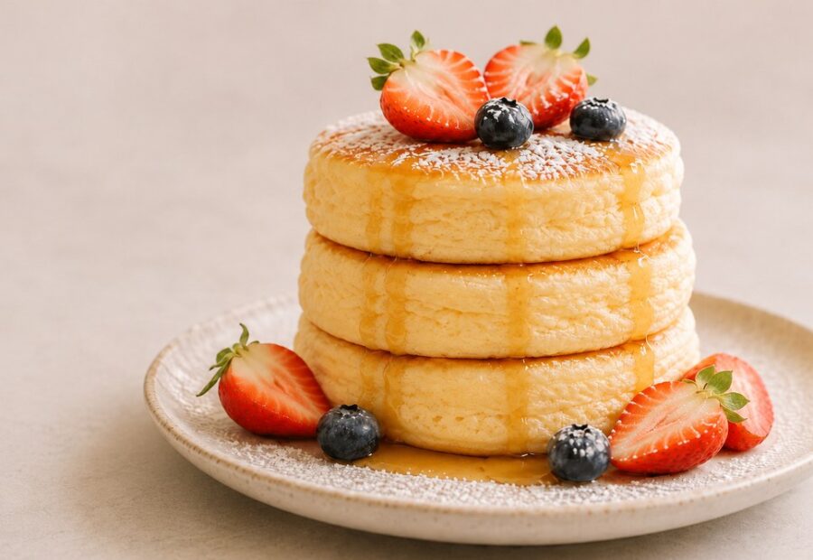 Soufflé Pancakes - japońskie puszyste pancakes