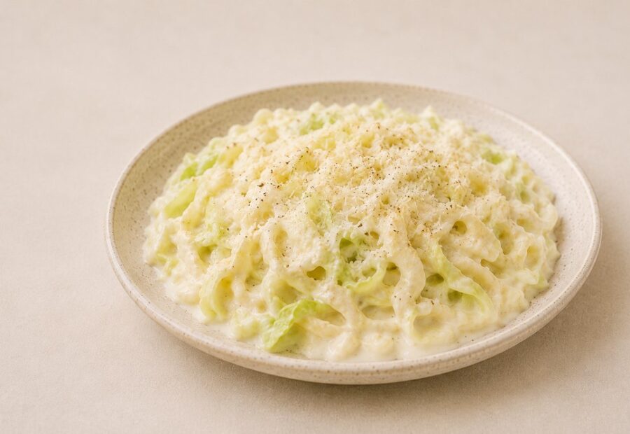 Cabbage Alfredo