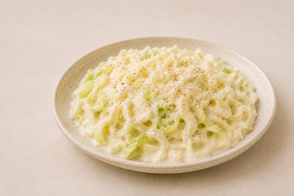 Cabbage Alfredo