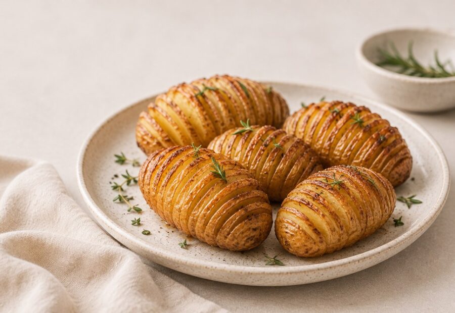 Ziemniaki hasselback z air fryera